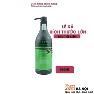 Dầu gội Kafen Xanh hoàn hình cấu trúc sợi tóc dầu kafen 800ml DG15