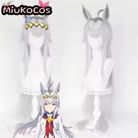 IN STOCK Oguri Cap Cosplay Wig With Ears and Tail MiukoCosplay Game Umamusume:Pretty Derby Cosplay