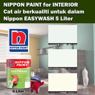 Nippon Paint EasyWash Interior collection 5 Liter Soothing Blue 1057P / Cool Hint 1065P / Neverland 