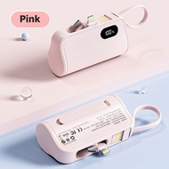 Mini Power Bank 5000mAh/10000mAh Typc-c + LN Giao diện kép Màn hình LED Power Bank di động PD20W Sạc