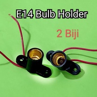 2 Biji E14 Bulb Holder lamp holder Lampu Holder