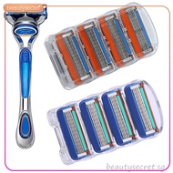 Replaceable Blade Fit Gillette Fusion 5 Proglide Safety Handheld Manual Shaver Men's razor replaceme