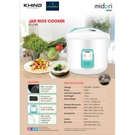 KHIND 1.8L Jar Rice Cooker