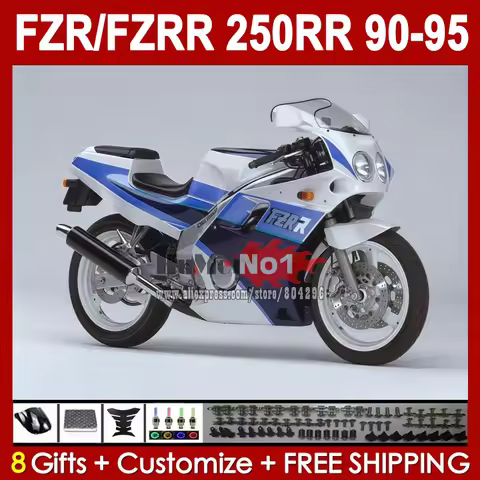 Fairings For YAMAHA FZR 250 250R FZR250RR FZR250 R 156JK.27 FZR250R blue stock 90 91 92 93 94 95 199