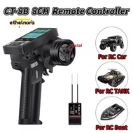 CT-8B 8CH Transmitter Remote Controller 2.4Ghz Radio+F-08A Receiver for RC Model Car Boat Drone Quad