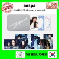 (Preorder)[KPOP-UP] AESPA PHOTO SET (tincase, polaroid, photocard) - aespa WEEK – DRAMA CITY from SMtown store SM KWANGYA  [shipping from Korea] Nct Bts Enhypen Toploader