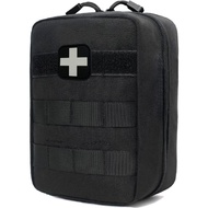 First Aid Kit EMT Medical IFAK Pouch, Molle Tactical Med Emergency Trauma Bag for Camping Home Car H