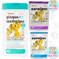 PETKIN Pet Wipes/Plaque Tooth Wipes/Ear Wipes/Eye Wipes for Dogs/Cats