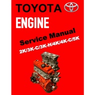 TOYOTA "K" SERIES ENGINE SERVICE REPAIR WORKSHOP MANUAL