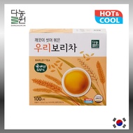 [Danongwon] Roasted Barley Tea 100 Tea Bags – Hot & Cold Brew, 100% Korean Barley
