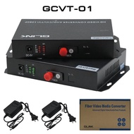 GLINK รุ่น GCVT-01 - GCVT-02 FIBER VIDEO MEDIA CONVERTER ตัวแปลงเดินสายกล้องด้วยไฟเบอร์