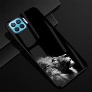 OPPO A93 CASE HIGH QUALITY TEMPERED GLASS BACK.