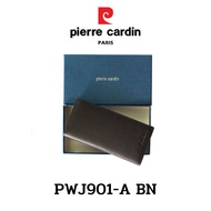 Pierre Cardin (ปีแอร์ การ์แดง)กระเป๋าธนบัตร กระเป๋าสตางค์ใบยาว  กระเป๋าสตางค์ทรงยาว กระเป๋าหนัง กระเป๋าหนังแท้ รุ่น PWJ901-A พร้อมส่ง ราคาพิเศษ