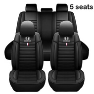 สำหรับ Sarung Jok Mobil หนังทั้งชุด5ที่นั่งสำหรับเซ็นเซอร์ HONDA Accord CIVIC CRV นักบิน Civic ข้อมู