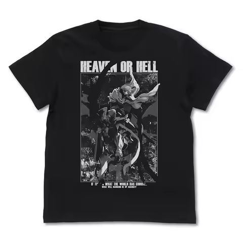 GUILTY GEAR STRIVE Heaven or Hell T-Shirt Black COSPA Japan New Pre