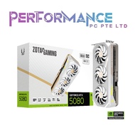 ZOTAC GAMING GeForce RTX 5080 SOLID OC 16GB White Edition Graphics Card  (3+2 YEARS WARRANTY  ONLINE