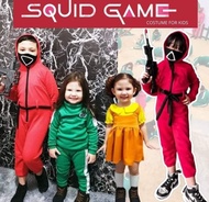 SQUID GAME  AND WEDNESDAY COSTUME FOR KIDS AND ADULT