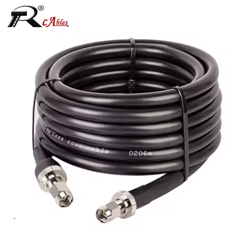 RF Coax LMR400 Cable SMA to SMA Jumper Pigtail Radio WIFI Extension Cable 4G LTE Cellular Amplifier 