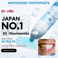 Dr.ville Teeth Whitening Toothpaste 8X Niacinamide Whitening Toothpaste Remove Tooth Stains