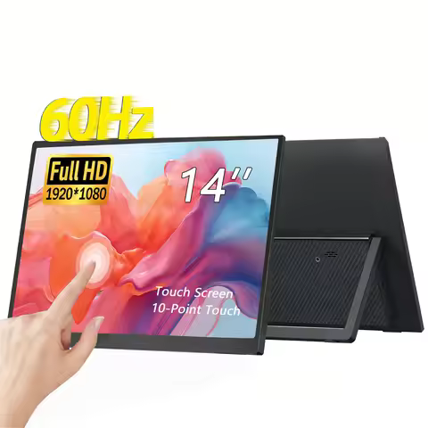 [Special Offer] 14 Inch Touch Portable Monitor Screen Display 16:9 Full HD 1080P For Laptop Computer
