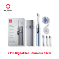 เซ็ตดิจิตอล Oclean X Pro แปรงสีฟันไฟฟ้าอัจฉริยะพร้อมหน้าจอสัมผัสหัวแปรงอีกกระเป๋าโน้ตบุ๊คอัน