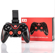 #N/A - 相容適用安卓 IOS-X3無線藍牙遊戲手掣－手柄+支架+包裝(圓盤按鍵）#Q901023581