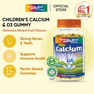 Holistic Way Children’s Calcium & D3 Gummy - Halal | Vegetarian (90 Gummies)