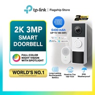 TP-Link Smart Doorbell Long Battery Life Waterproof Wireless with 2K 5MP Wifi Camera Tapo D210 & D23