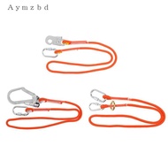 Aymzbd Outdoor Rock  Climbing Arborist Fall Arrest Safety Lanyard with Snap Hook Roofing Constructio