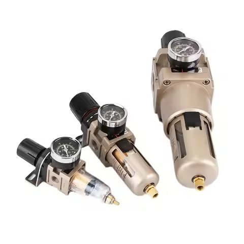 Automatic/Manual Pneumatic Filter Air Regulator Fittings Compressor Oil Water Separation AW2000 AW30