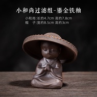 Bộ lọc trà và Tống chuyên trà bằng gốm Bizen Nhật Bản