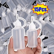 15Pcs Plastic Needle Tip Squeeze Bottle - Needle Tip Glue Applicator - 10/30/50 ml Liquid Squeeze Bo