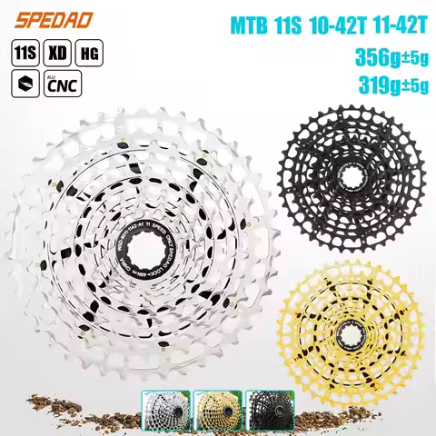 SPEDAO 10-42T 11-12 11Speed Bicycle Cassette 11v MTB Bike Freeewheel 11S Mountain Sprocket XD HG C M