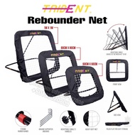 Trident Rebounder Net Reaction Jaring Melantun Premium Quality Steel For Training Football Soccer Ho