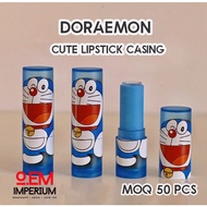 3D Printed Doraemon Cat Lipstick Casing /  Lipstick Tube / Lipstick Packaging / Lipstick Containers 