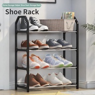 4-Layer Simple Shoe Rack Space Saving Shoes Organizer Stand Holder Rental House Indoor Storage Shoe Shelf Living Room Organizer