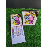 2026 Cute Calendar With Note | Wall Calendar 2026 Stand Calendar/ Desk Calendar 2026