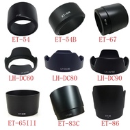 1piece For ET-54 ET-54B ET-67 LH-DC60 LH-DC80 LH-DC90 ET-65III ET-83C ET-86 camera Lens Hood for can