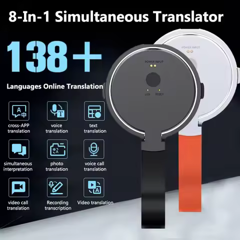Portable AI Translator Magnetic Bracket 138 Languages Smart Translator Offline Real Time Smart Voice