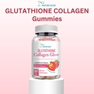 Nature Glow Glutathione Collagen Glow Gummies Whitening Gummies Anti-Aging Skin Glow Collagen Vitami