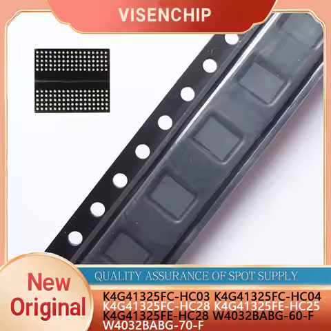 1piece New K4G41325FC-HC03 K4G41325FC-HC04 K4G41325FC-HC28 K4G41325FE-HC25 K4G41325FE-HC28 W4032BABG