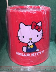 (收藏用品）全新懷舊 EIKOH  Sanrio (2010) Hello Kitty Double Layer Litter Bin  吉蒂雙層垃圾桶  (紅色)