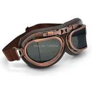 Evomosa วินเทจ WWII นักบิน Fliegen Brille กลางแจ้งแว่นกันแดดกันลม Gläser มอเตอร์ครอส Dirt จักรยาน ATV