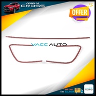 Toyota Corolla Cross XG10 (2021 - 2025) Rear Reflector Cover + Bumper Chrome Lining Vacc Auto Car Ac