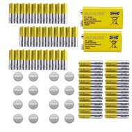 |ke@ Battery / Batteries /  电池 (AA , AAA 1.5v , CR2032 3V , 6LR61 9V)