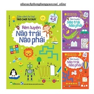 Book - Combo of 3 books: Training the Left Brain and Right Brain - Intellectual Playground: Thinking