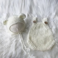 Knitted Animal-Themed Baby Photography Clothes for Newborn & 100-Day Memories