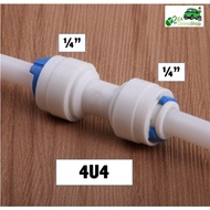 4U4/ Union EZ Fitting /Push Fitting Adaptor Quick Connector / Water Filter & Dispenser