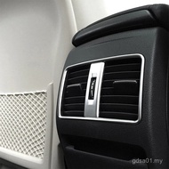 Trim Ventilasi Penyaman Udara Barisan Belakang Berlapis Krom Plastik ABS Untuk Mercedes Benz A B GLA