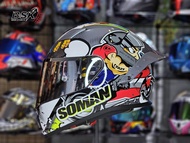 Original Soman F1 Crazy Racer Full Face Helmet